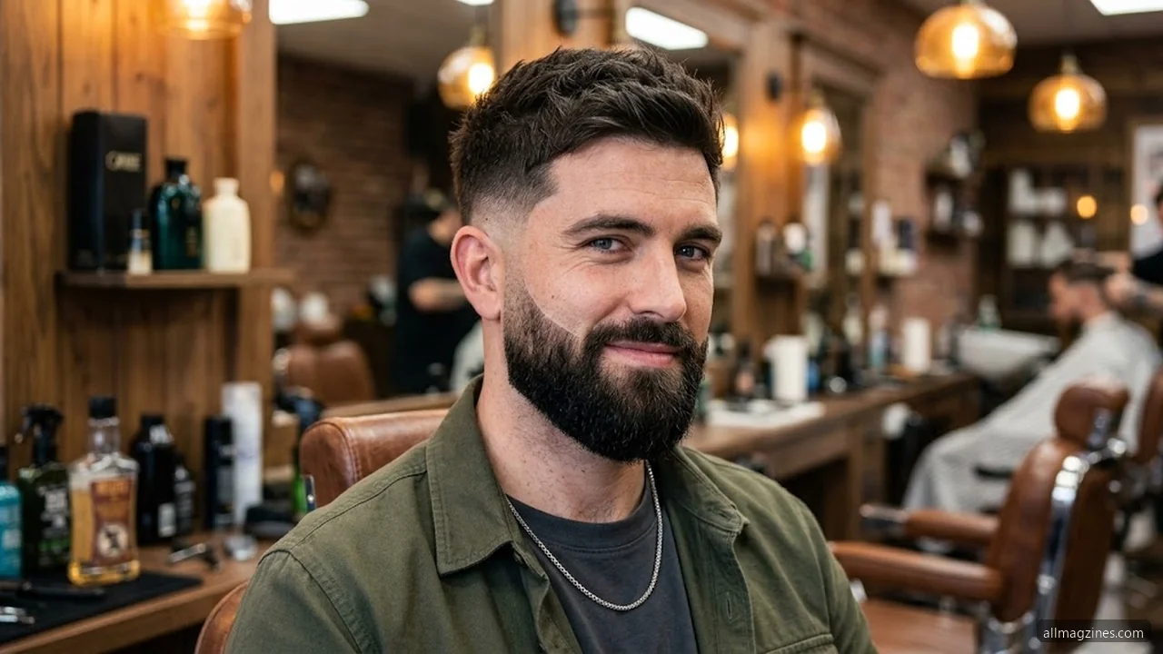 Blending the Low Burst Taper into Facial Hair - Taper Low Burst Fade hair visualizer