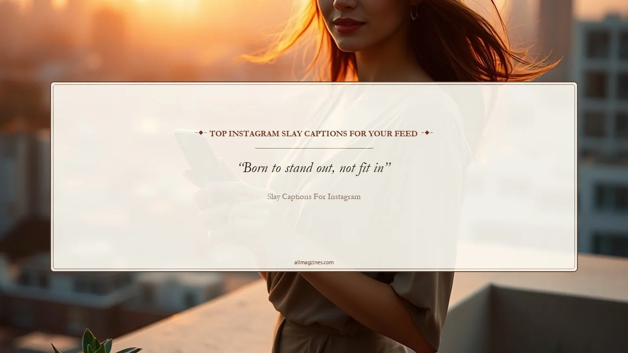 Top Instagram Slay Captions for Your Feed - Slay captions for Instagram