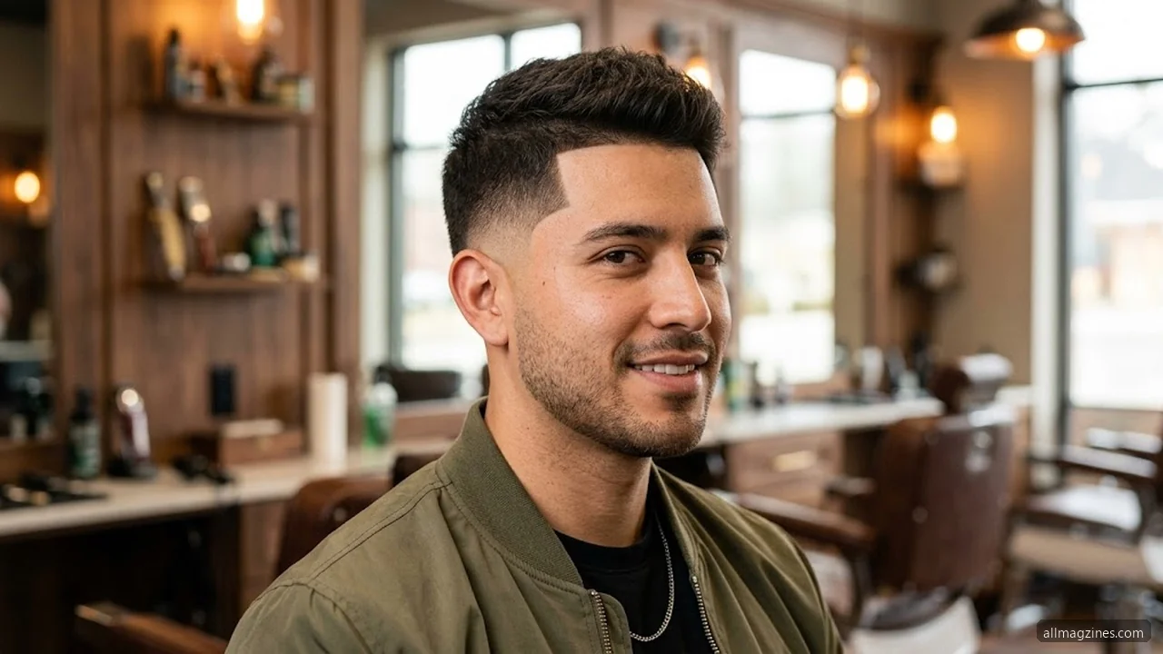 Low Fade Profile - Taper Low Burst Fade hair visualizer