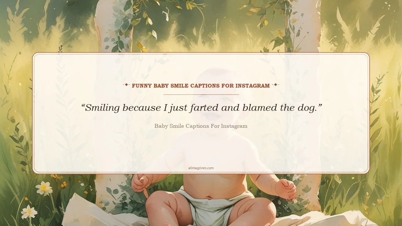 Funny Baby Smile Captions for Instagram - baby smile captions for Instagram
