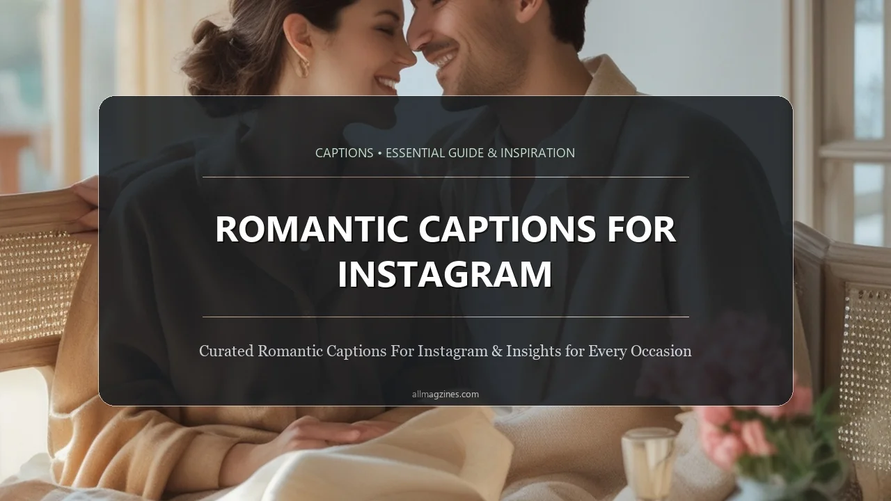 Romantic Captions For Instagram