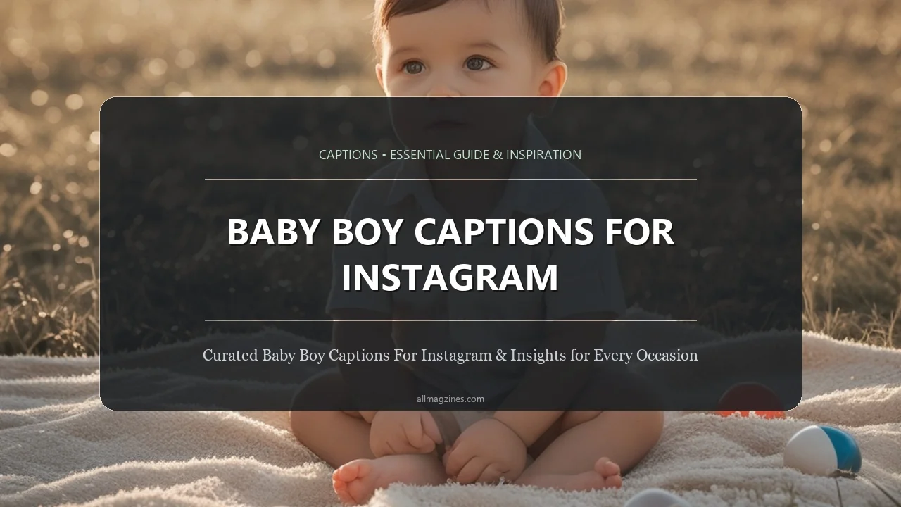 Baby Boy Captions for Instagram